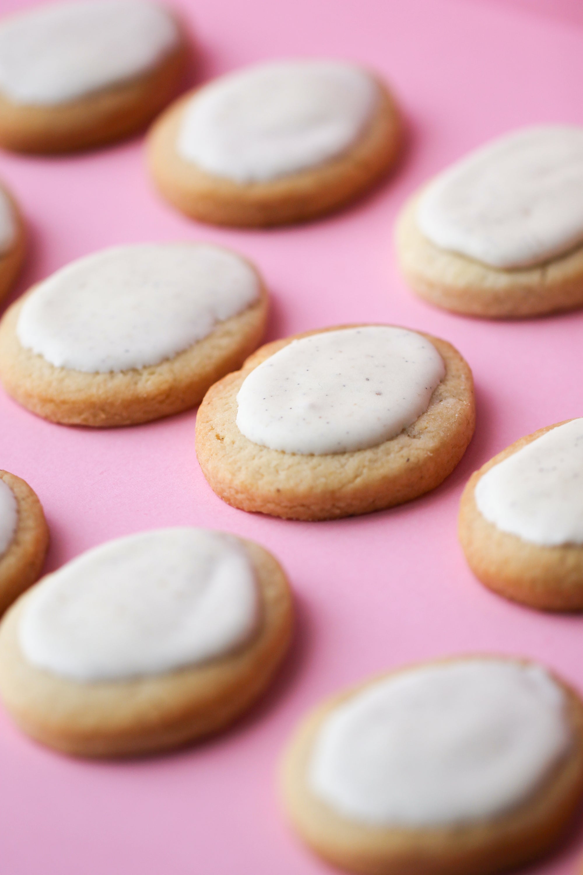 Speckled Easter Egg Cookies