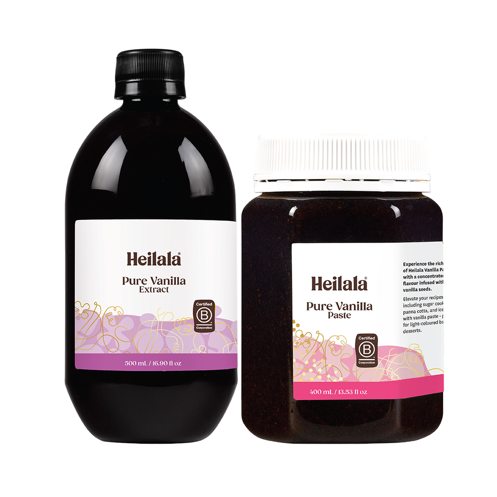 Pure Vanilla Extract 500ml & Pure Vanilla Bean Paste 400ml